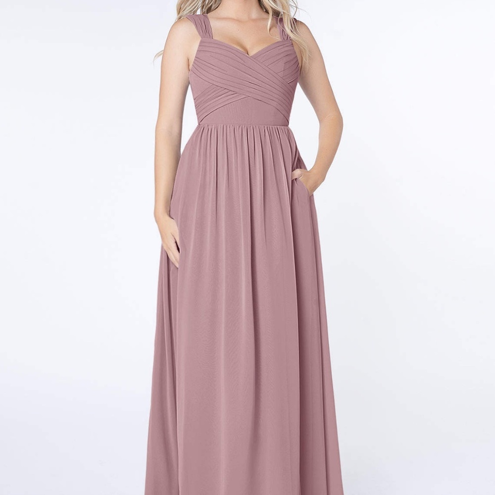 Azazie raine dusty rose size A4